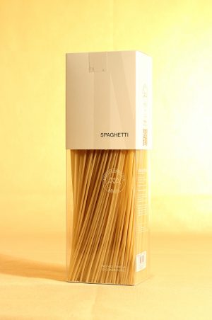 Spaghetti in astuccio da 1 chilogrammo dell'azienda agricola Mancini