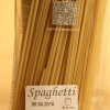 Etichetta degli spaghetti in busta da 500 grammi dell'azienda agricola Mancini