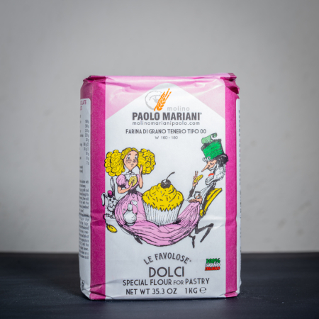 Farina per dolci di grano tenero tipo 00 del molino Paolo Mariani