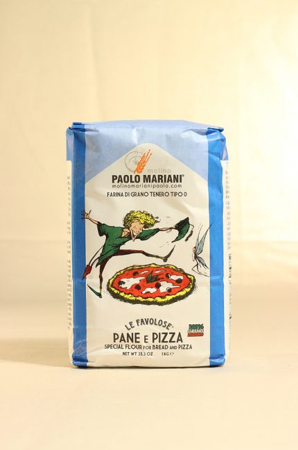 Farina per pane e pizza di grano tenero tipo 0 del molino Paolo Mariani