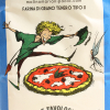 Etichetta della farina per pane e pizza di grano tenero tipo 0 del molino Paolo Mariani