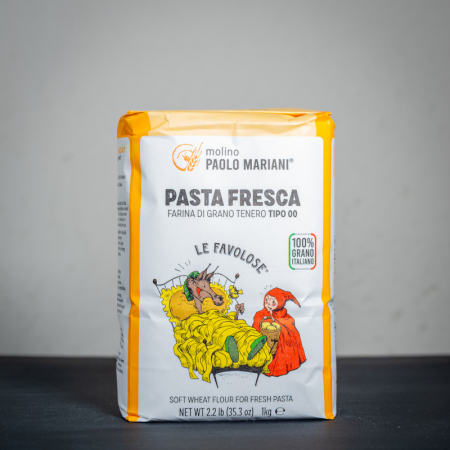 Farina per pasta fresca di grano tenero tipo 00 del molino Paolo Mariani