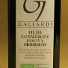 Etichetta dell'olio evo qualità Raggia non filtrato in confezione da 0,75lt dell'Azienda Agricola Galiardi