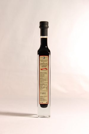 Aceto balsamico al tartufo bianco 100ml. L'aceto balsamico di Modena IGP e i tartufi di Tontini Tartufi.