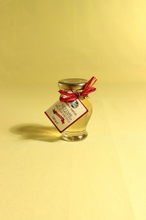 Miele al tartufo 120g dell'azienda Tontini Tartufi. Il miele di acacia unito ai tartufi bianchi di Tontini Tartufi