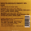 Tavoletta 50g cioccolato extra fondente 100%