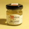 Etichetta del miele di acacia 40 grammi della Mieleria San Lorenzo di San Lorenzo in campo (PU)