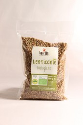 Lenticchie biologiche Bucchini in confezione da 500 grammi. Biologiche.