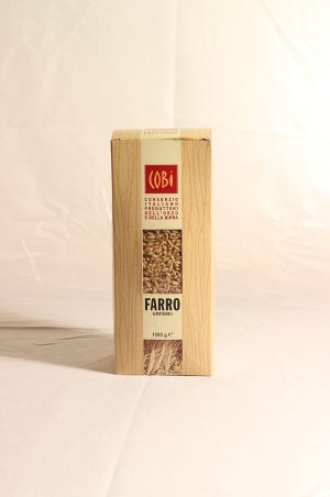 Farro semintegrale in confezione da 1kg prodotta dal consorzio Cobi