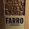 Immagine di dettaglio del farro semintegrale in confezione da 1kg prodotta dal consorzio Cobi