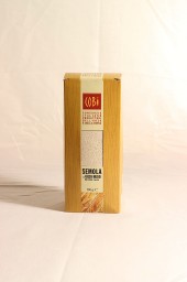 Semola di orzo nudo integrale Curalta in confezione da 700g prodotta dal consorzio Cobi