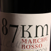 Etichetta del vino passito 87km della società agricola Colleluce di Serrapetrona (MC)