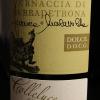 Etichetta della Vernaccia di Serrapetrona dolce Colleluce della società agricola Colleluce di Serrapetrona (MC)