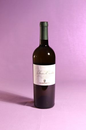 Vino bianco Verdicchoi dei Castelli di Jesi Tenuta del Cavaliere 2014 dell'azienda agricola Marchetti di Pontelungo (Ancona)