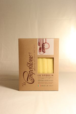 Sfoglia elite in confezione da 250 grammi prodotta dall'azienda La Campofilone