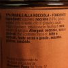Etichetta posteriore della Spalmabile alle nocciole fondente 200g - Paolo Mencarelli