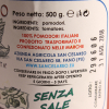 Etichetta posteriore della Passata di Pomodoro Conserva 500g - San Cesareo