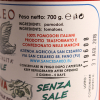 Etichetta posteriore della Passata di Pomodoro Conserva 700g - San Cesareo