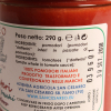 Etichetta laterale della confezione di Datterini Interi in Passata di Pomodoro 290g - San Cesareo