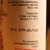 Etichetta posteriore della birra Mazzu de fiuri del birrificio Mukkeller